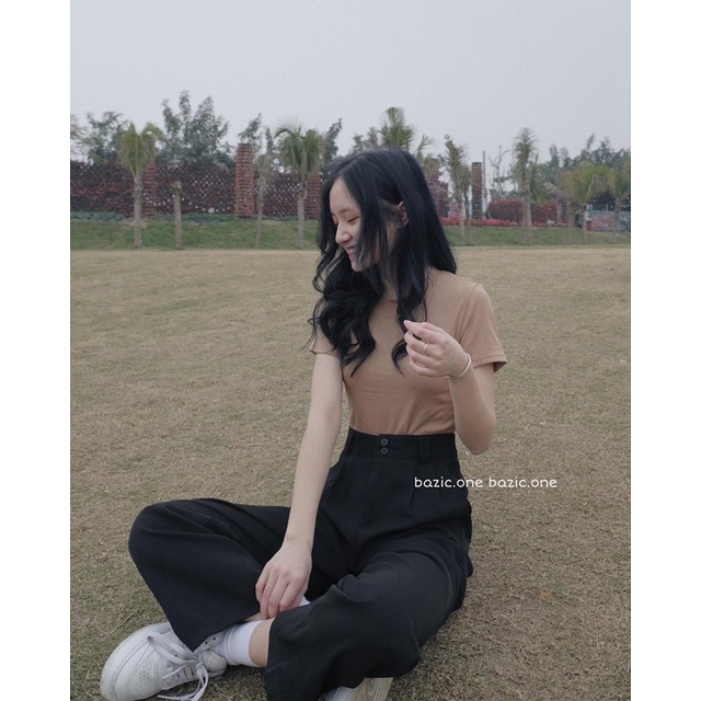 Áo thun co giãn nhiều màu form vừa Bazic one