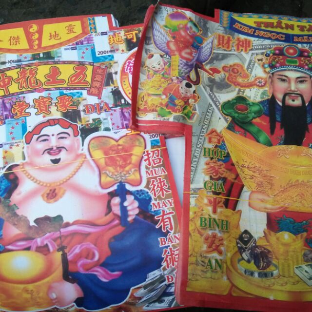 Combo 12 phần cúng thần tài ông địa nguyên năm từng tháng thần tài ông địa