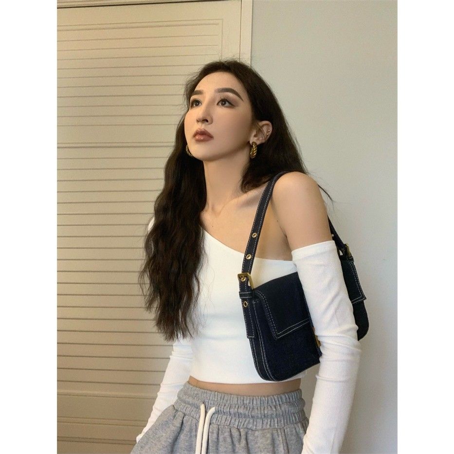 Áo Thun Nữ Dài Tay Hở Vai Gợi Cảm