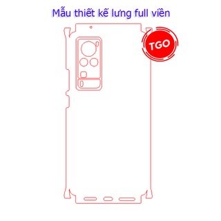 Miếng dán PPF Vivo X60 Pro cao cấp màn hình, mặt lưng