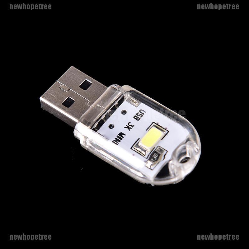 1 Đèn LED USB Mini Ánh Sáng Ban Đêm Cho PC Laptop