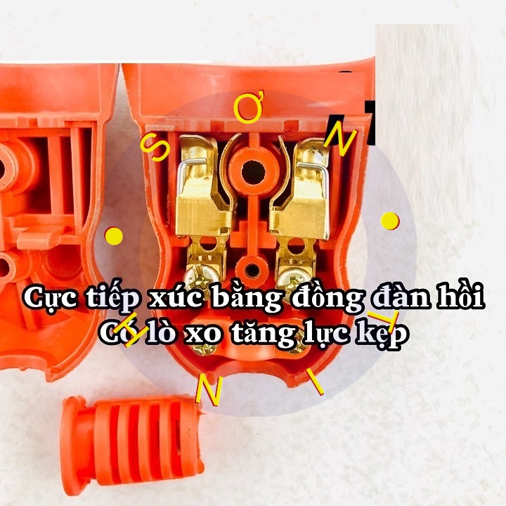 Phích cắm âm siêu chịu tải Sopoka C3000W (Phích cái đại)