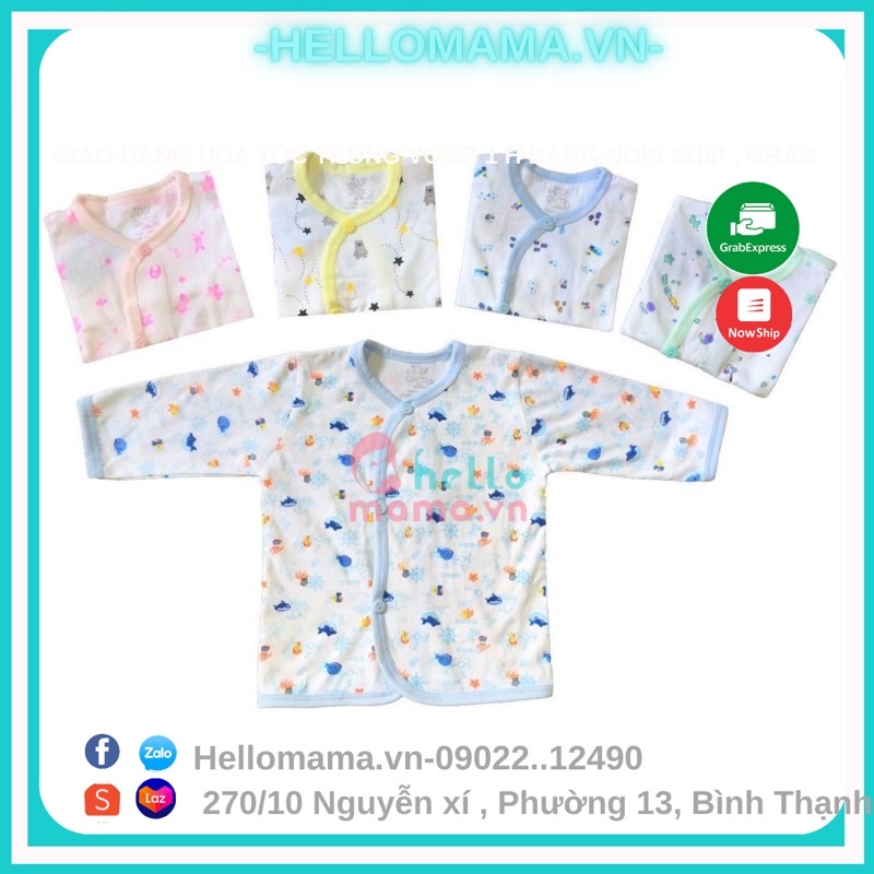 Áo Jou cho bé 100% cotton mềm mại, thấm hút mồ hôi tốt