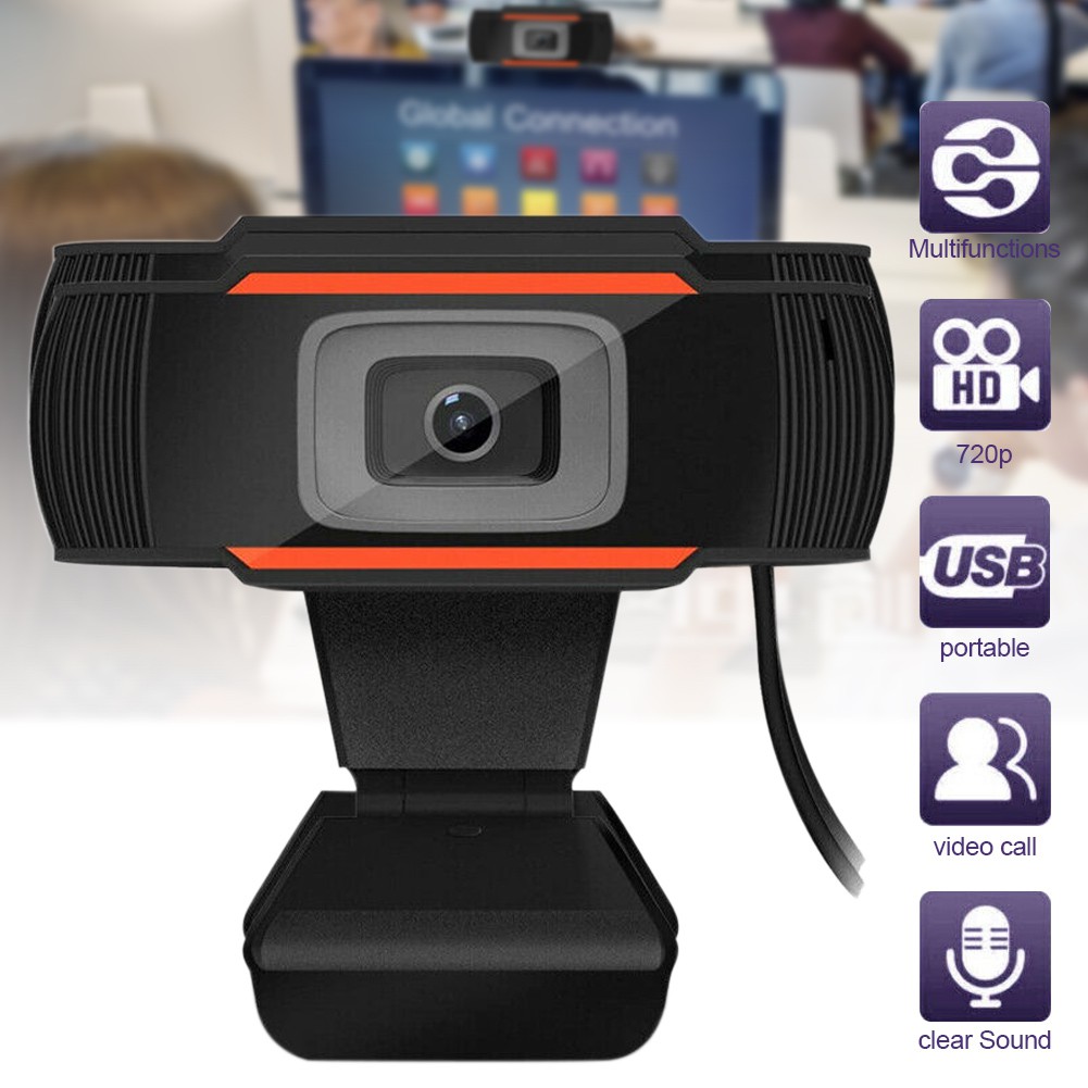 Webcam 12M gắn Laptop PC HD tích hợp Micro tiện dụng