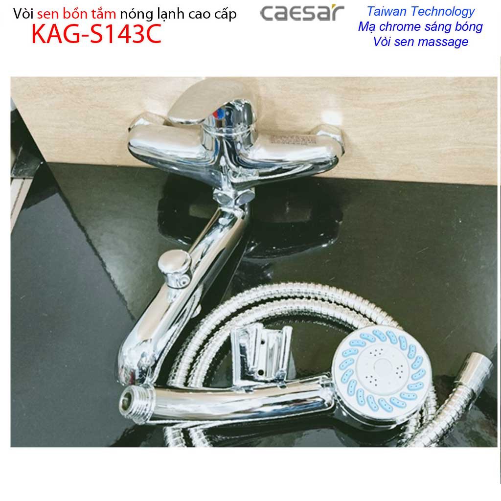 Vòi sen bồn tắm Caesar KAG-S143C, chiết khấu giá tốt chất lượng tốt Vòi sen tắm nóng lạnh KAG-S143C
