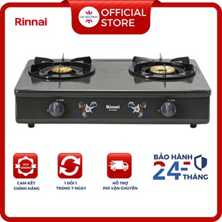 Bếp gas đôi rinnai rv-640a - ngọn lửa xanh - tiết kiệm gas - hàng chính hãng store