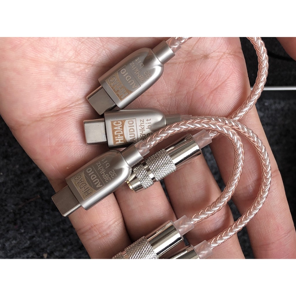 Jack chuyển Type C ra 3.5 (có chip DAC ) giải mã âm thanh 32 bit siêu hay có mic