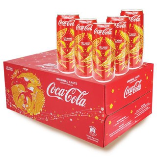 Thùng nước ngọt coca cola 330ml, mẫu tết