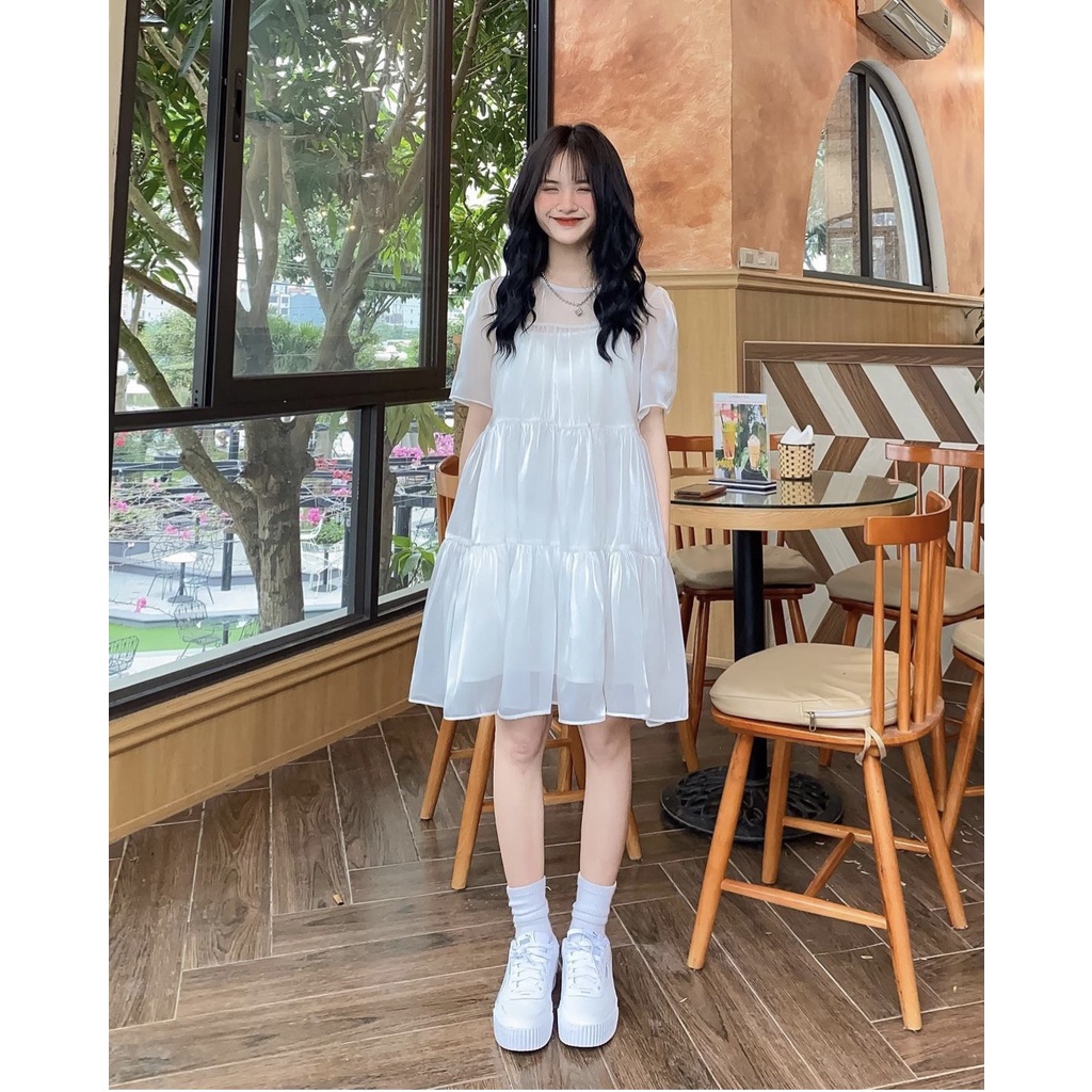 Váy babydoll bánh bèo siêu xinh - Hàng chất lượng cao - V10