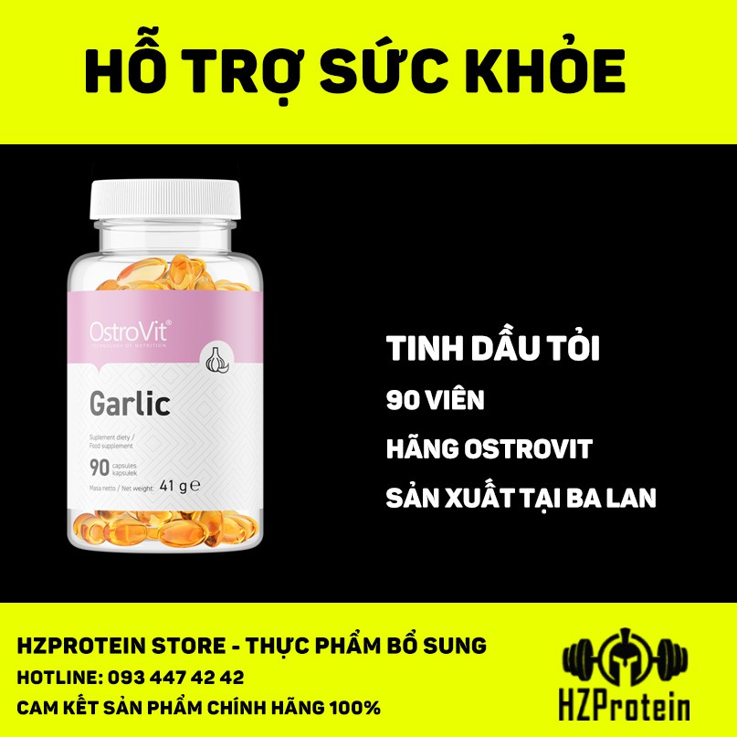 OSTROVIT GARLIC 1000MG - VIÊN UỐNG TINH DẦU TỎI TĂNG CƯỜNG SỨC KHỎE, ĐỀ KHÁNG (90 VIÊN) giá cạnh tranh