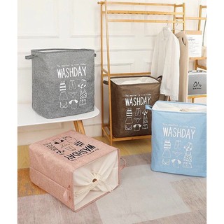 TÚI ĐỰNG QUẦN ÁO CHĂN MÀN WASH DAY CÓ DÂY RÚT 🦺🩳