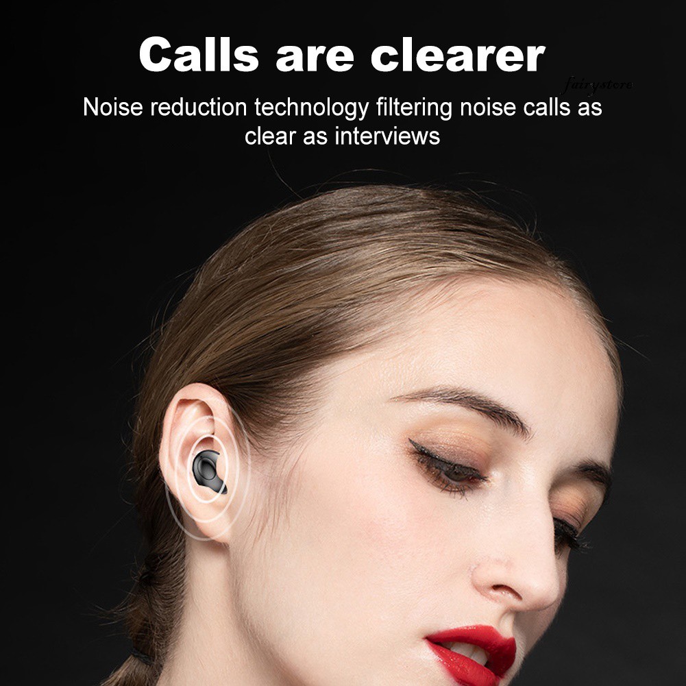 Tai Nghe Bluetooth 5.0 Fs + Hkt-6 Không Dây Âm Thanh Stereo 9d Cho Điện Thoại