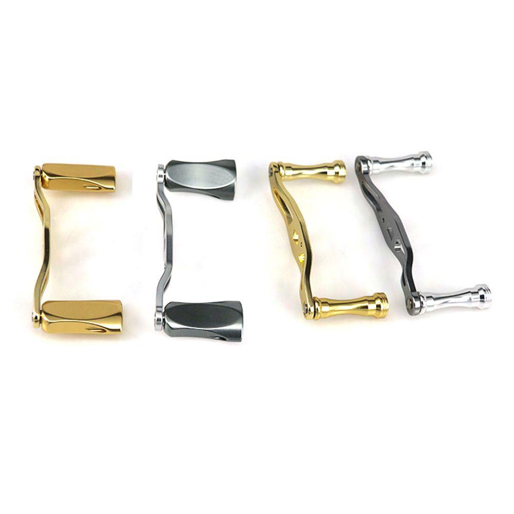 WATTLE Máy Câu Cá Tay Cầm Đôi Bằng Kim Loại Mịn Phong Cách Mới