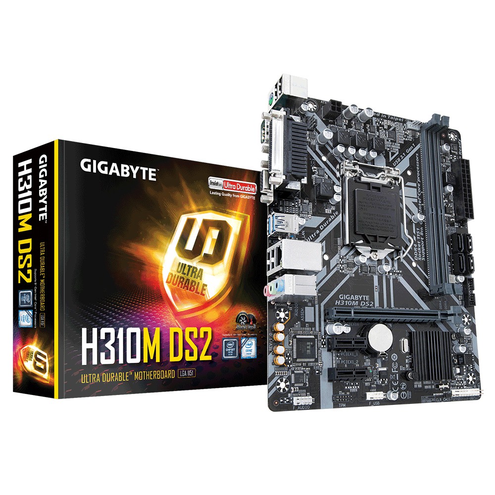 Bo mạch chủ Mainboard Gigabyte H310M DS2- new 100%