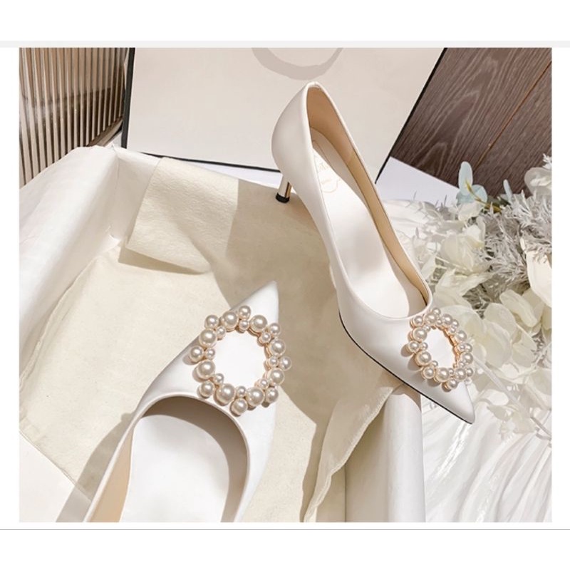 Giày Cưới - Giày Cô Dâu Đẹp- Giày Châu Ngọc Handmade by Elie