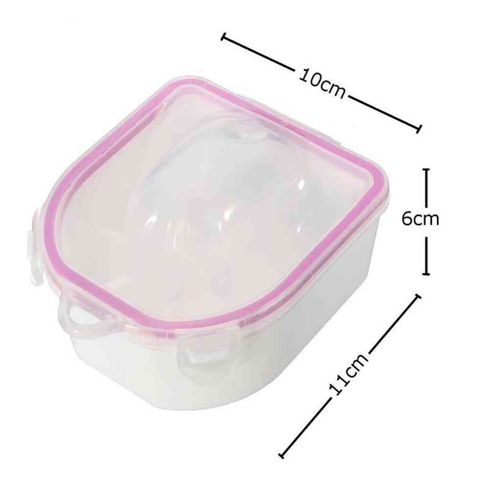 Bát ngâm tay làm móng,bát ngâm tay 2 ngăn