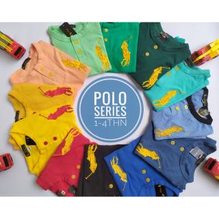 Áo thun polo thời trang năng động dành cho trẻ 1-8 tuổi