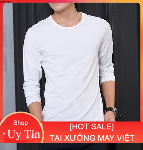 Áo phông thu đông, dài tay cổ tròn nhiều màu mềm mịn, co giãn dễ chịu, chất thoáng mát [SALE]