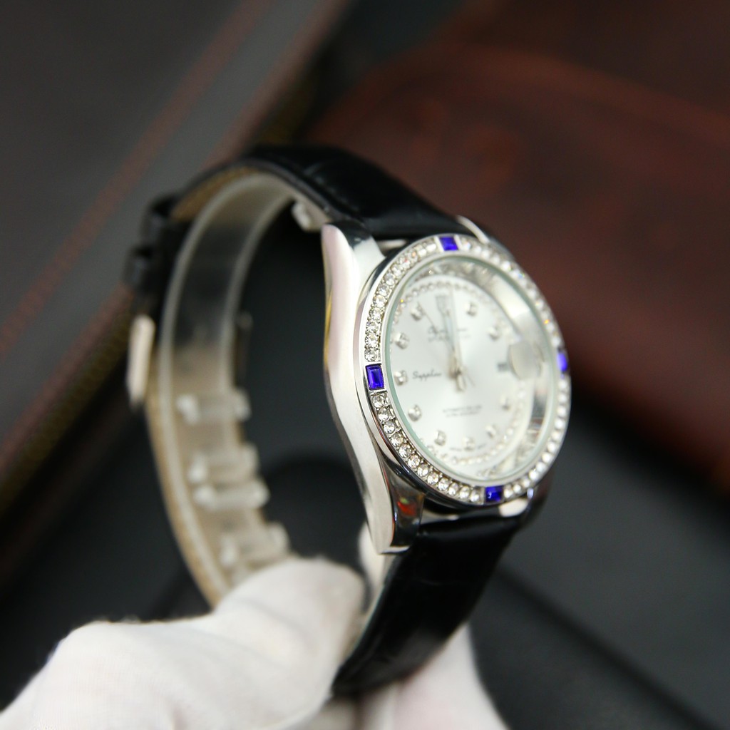 Đồng Hồ Nam olymp Dây Da Cao Cấp Sang Trọng Mặt Kính Chống Xước, Chống Nước BH Hãng 12 Tháng