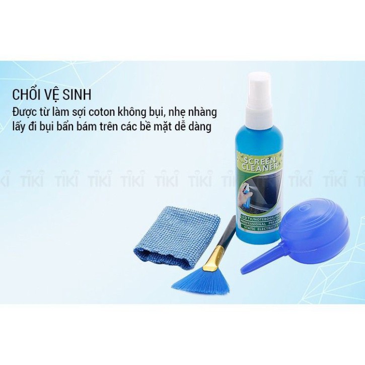 Bộ vệ sinh laptop, màn hình máy tính, bàn phím, màn hình điện thoại, tivi