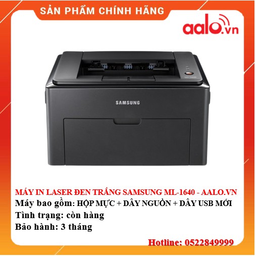 MÁY IN LASER ĐEN TRẮNG SAMSUNG ML-1640 ĐÃ QUA SỬ DỤNG - AALO.VN | BigBuy360 - bigbuy360.vn