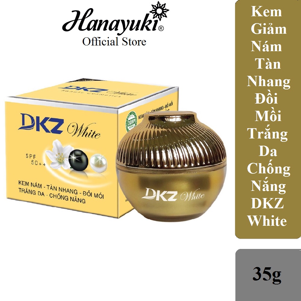 Kem DKZ White Nám - Tàn Nhang - Đồi Mồi - Trắng Da - Chống Nắng 12g/25g/35g