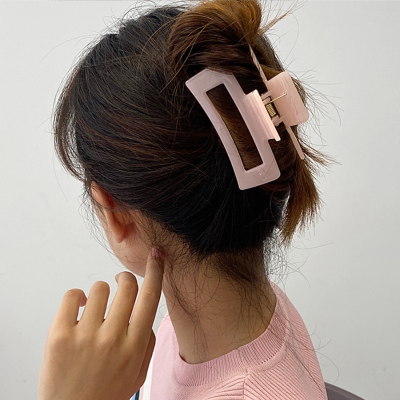 Kẹp Tóc Hình Vuông Màu Sắc vintage Dành Cho Nữ