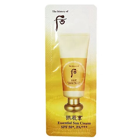 Gói kem chống nắng, [Whoo] Essential Sun Cream 1ml