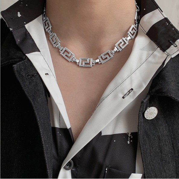 Dây chuyền titan vòng cổ phụ kiện trang sức cho nam nữ - choker chain jewelry necklace - Hades.js