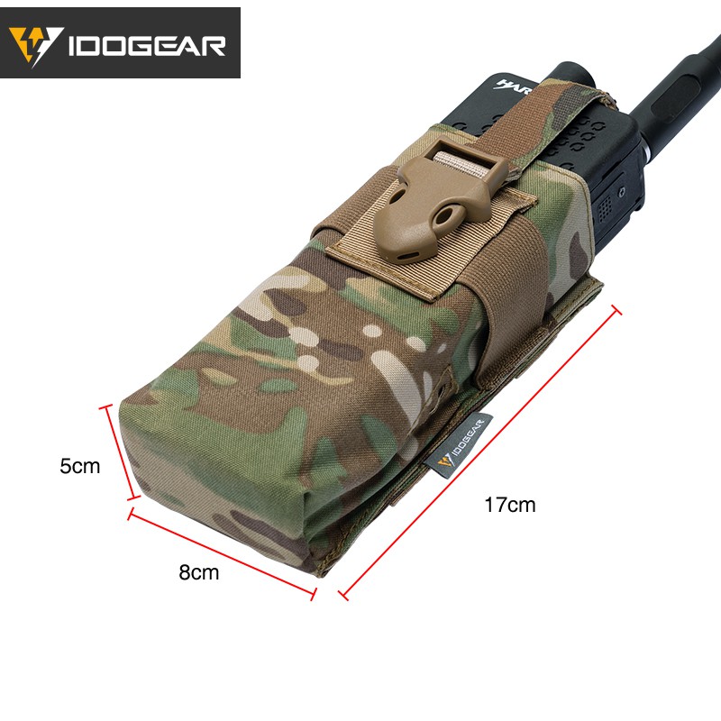 Idogear Túi Đựng radio rrv vest walkie talkie mbitr tri prc-148 152 3552