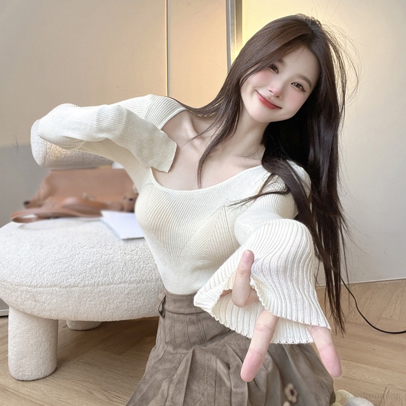 Áo Thun Nữ Dài Tay Cổ Tròn Thời Trang Hàn