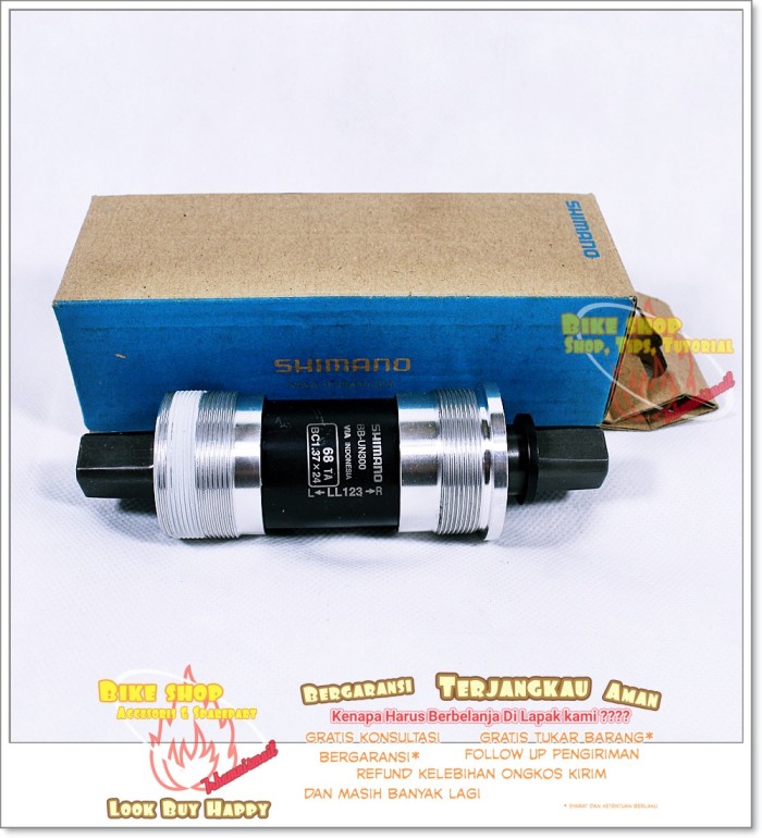 Trục Xe Đạp Shimano 123 mm Un 300 Bb Chất Lượng Cao Shimano