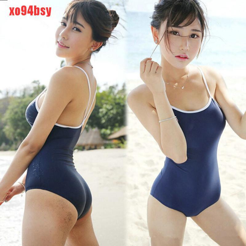 [xo94bsy]One piece Japanese School Sukumizu Girl Sling Swimwear Swimsuit Cosplay Costume