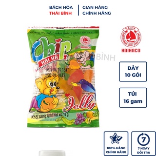 10 GÓI KẸO DẺO JELLY CHIP HẢI HÀ 16G