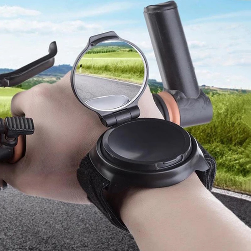 Gương Chiếu Hậu Đeo Cổ Tay Phản Quang Tiện Dụng Cho Xe Đạp/Xe Máy