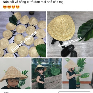 Nón cói cho bé
