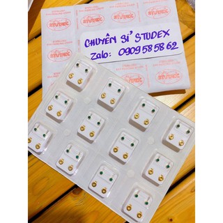 (STUDEX) Vỉ 12 đôi bông bấm mẫu cũ