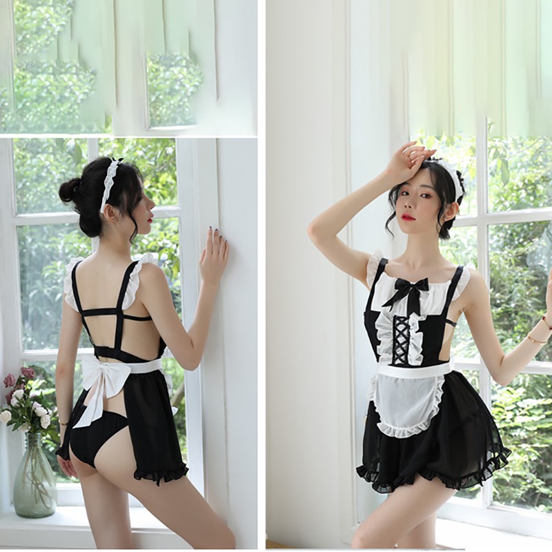 Set Đồ Ngủ Cosplay NÀNG HẦU Bexexi Gợi Cảm Phong Cách Châu Âu - Full Set - S1020 | BigBuy360 - bigbuy360.vn
