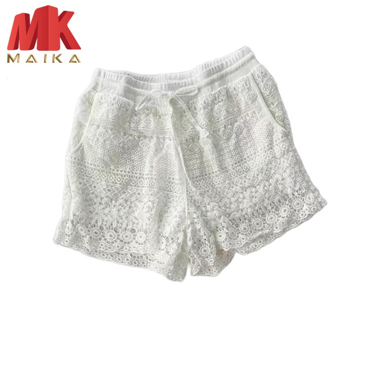 Quần Ren Đi Biển MK MAIKA mẫu ren mới MKF008 Trắng