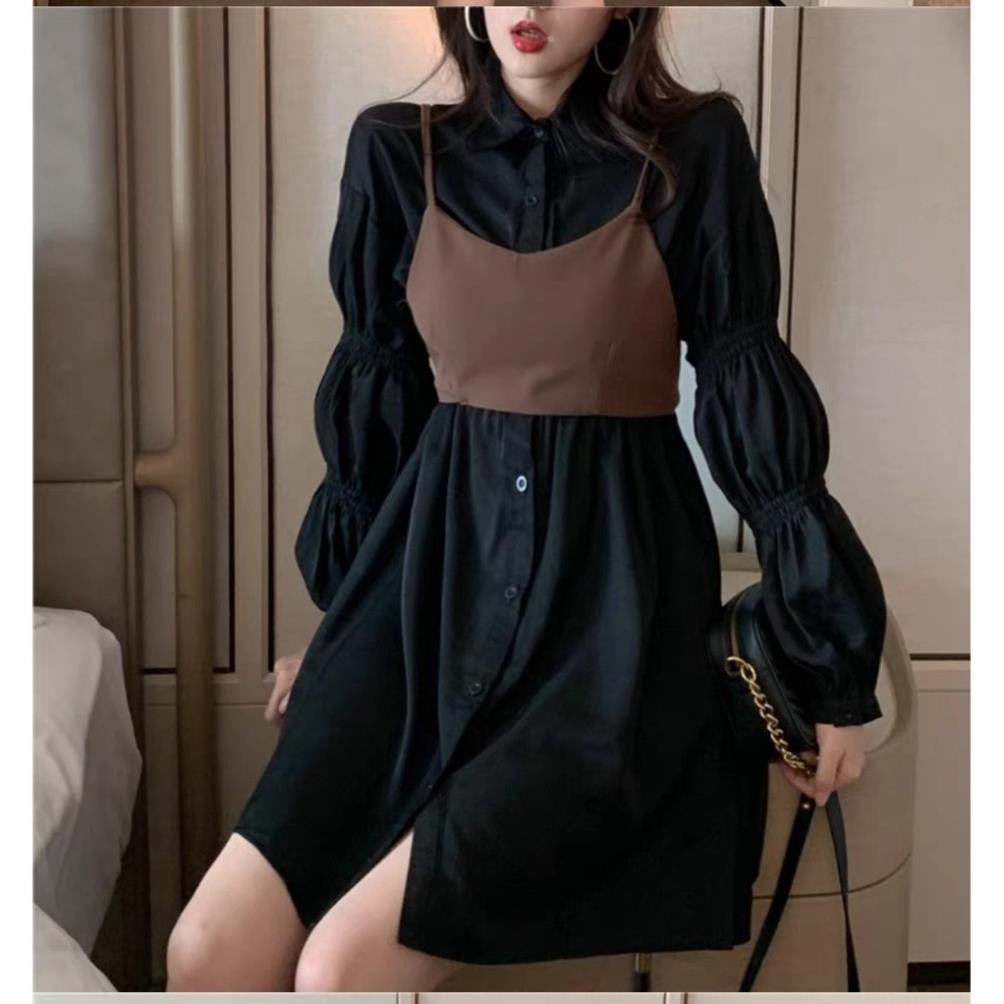 Set váy kèm gile 💖FREESHIP💖  Set váy đen kèm gile màu cực tây phong cách AD52 - Anhduong.store | BigBuy360 - bigbuy360.vn