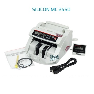 Máy đếm tiền SILICON MC 2450 công nghệ Mỹ, màn hình rời kèm theo, nhỏ gọn, tiện ích, siêu bền, bảo hành 18 tháng tậ thumbnail