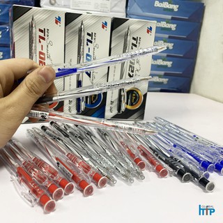 Bút bi Thiên Long TL 027 - Bút bi học sinh, văn phòng đều - vpp HTP Toàn Cầu