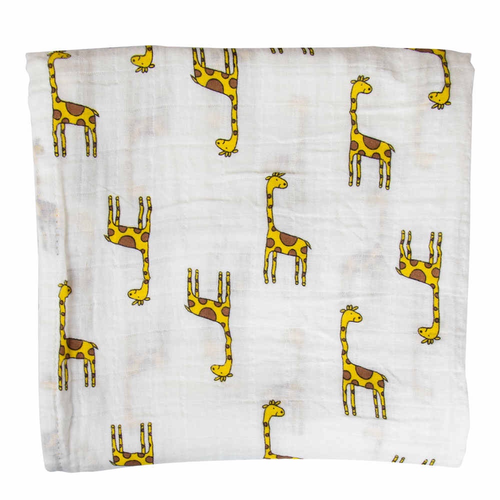 Chăn quấn bé sơ sinh làm từ sợi tre dễ thương