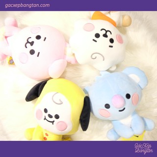 [ CÓ SẴN] - BABY BT21 GẤU BÔNG SITTING 20CM OFFICIAL