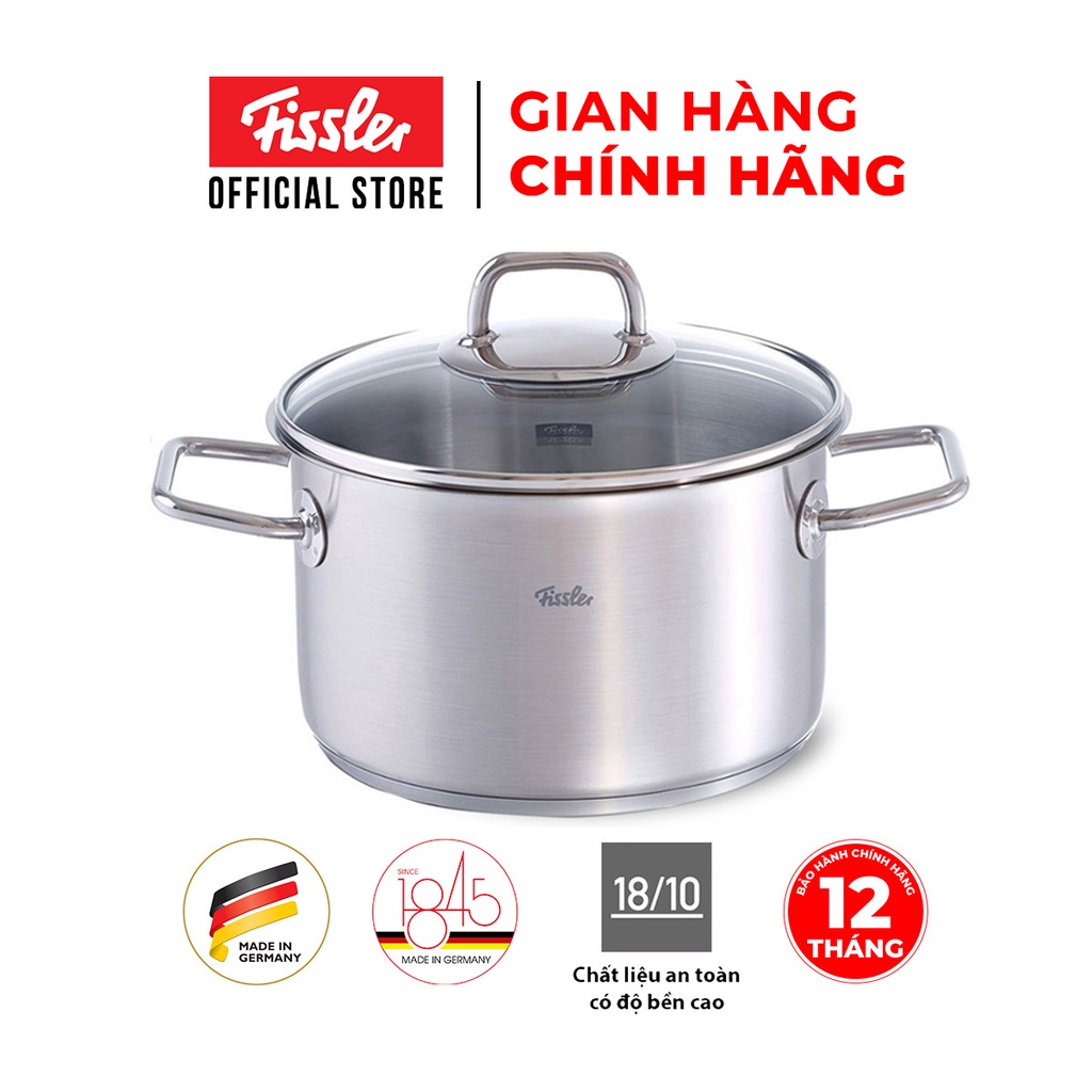 Nồi inox Đức cao cấp Fissler Viseo, hàng chính hãng 100% sản xuất tại Đức.