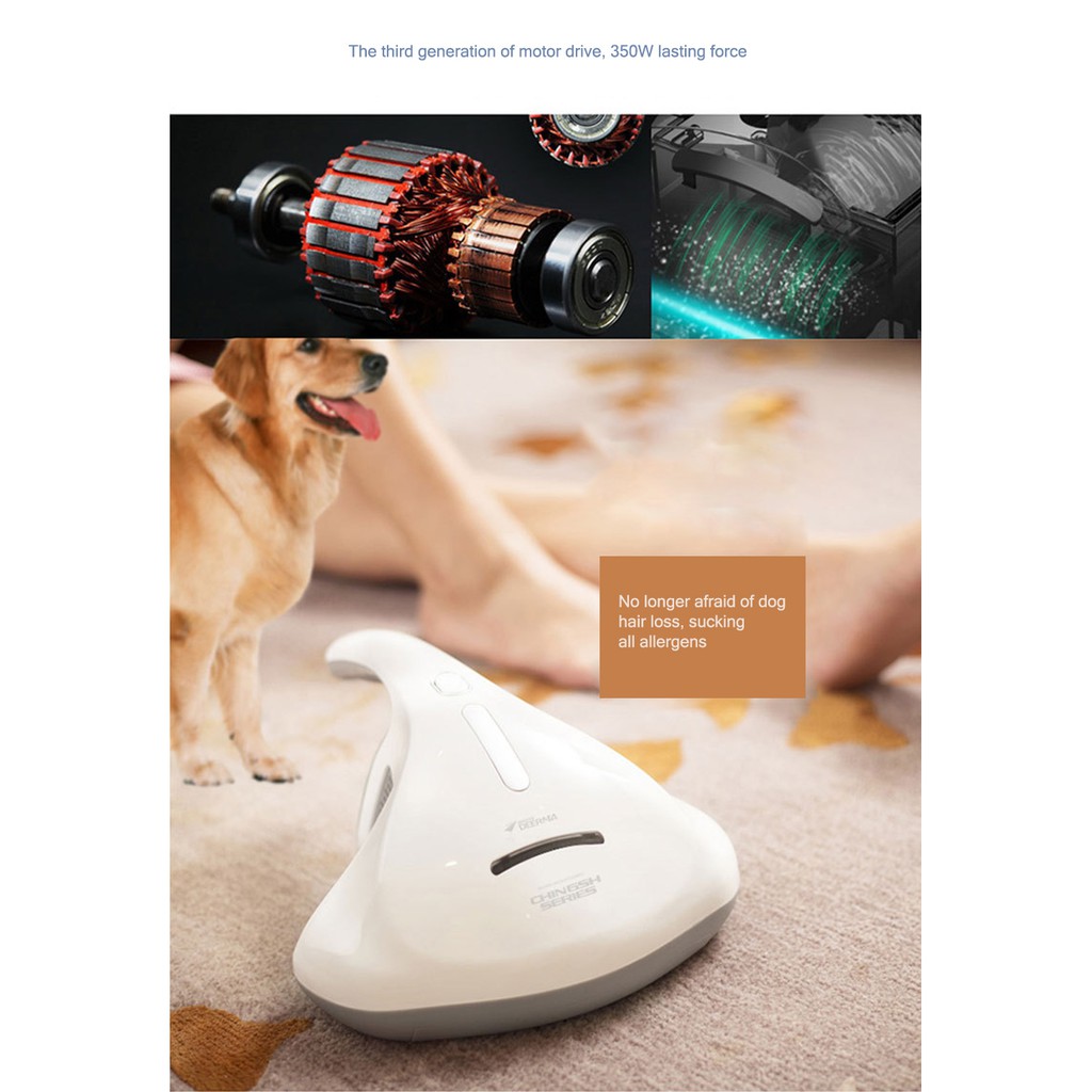 Máy hút bụi diệt khuẩn UV giường nệm Deerma CM300S | BigBuy360 - bigbuy360.vn