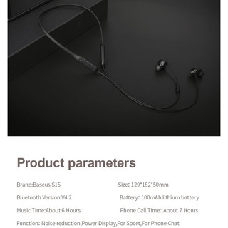 Tai Nghe Bluetooth Baseus S15