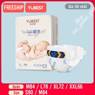 Bỉm yubest angel nội địa trung quốc quần/dán size s90/m84/l78/xl72/xxl66