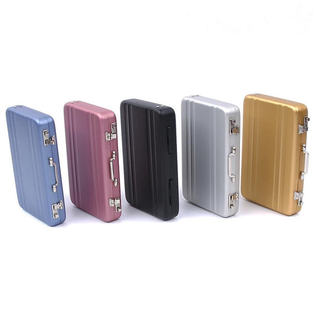 Hộp Đựng Thẻ ID / Trang Sức Bằng Nhôm Hình Vali Mini