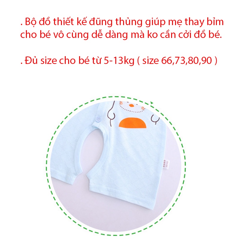 Body đùi cho bé trai bé gái kiểu thủng đũng mặc bỉm dễ dàng, hàng Quảng Châu cao cấp _ BD40